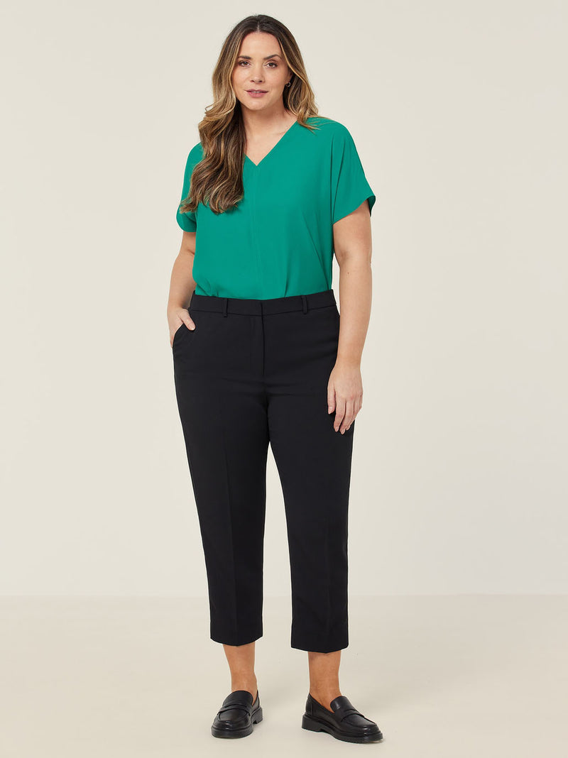 NNT CAT3YC Crepe Stretch High Waist Cropped Pant Ladies – product photo