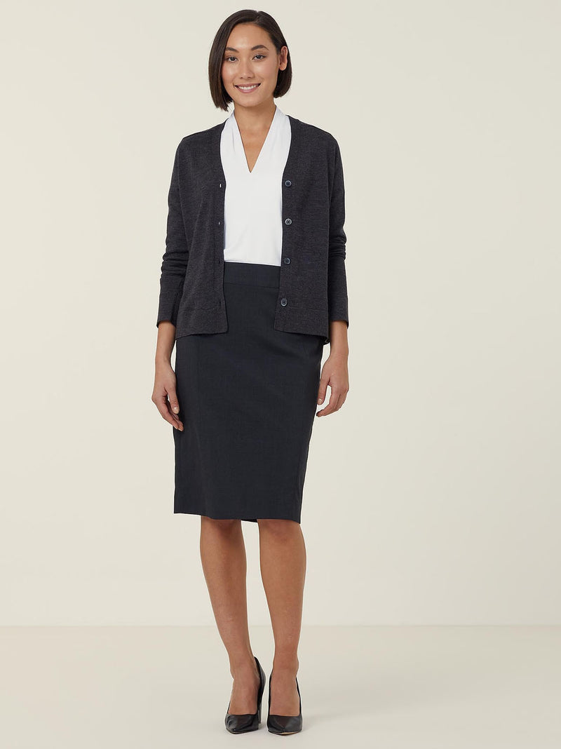 NNT CAT518 Merino Wool V-Neck Cardigan Ladies – product photo
