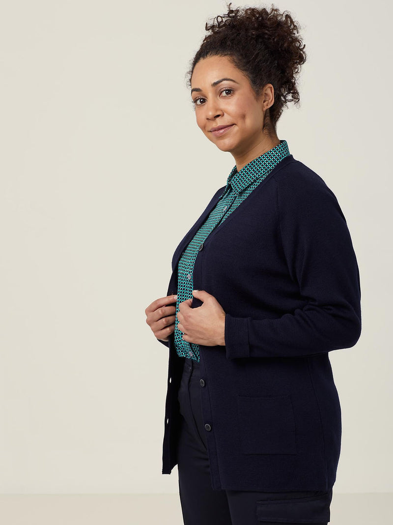 NNT CAT51C Wool Rich V-Neck Cardigan Ladies – product photo