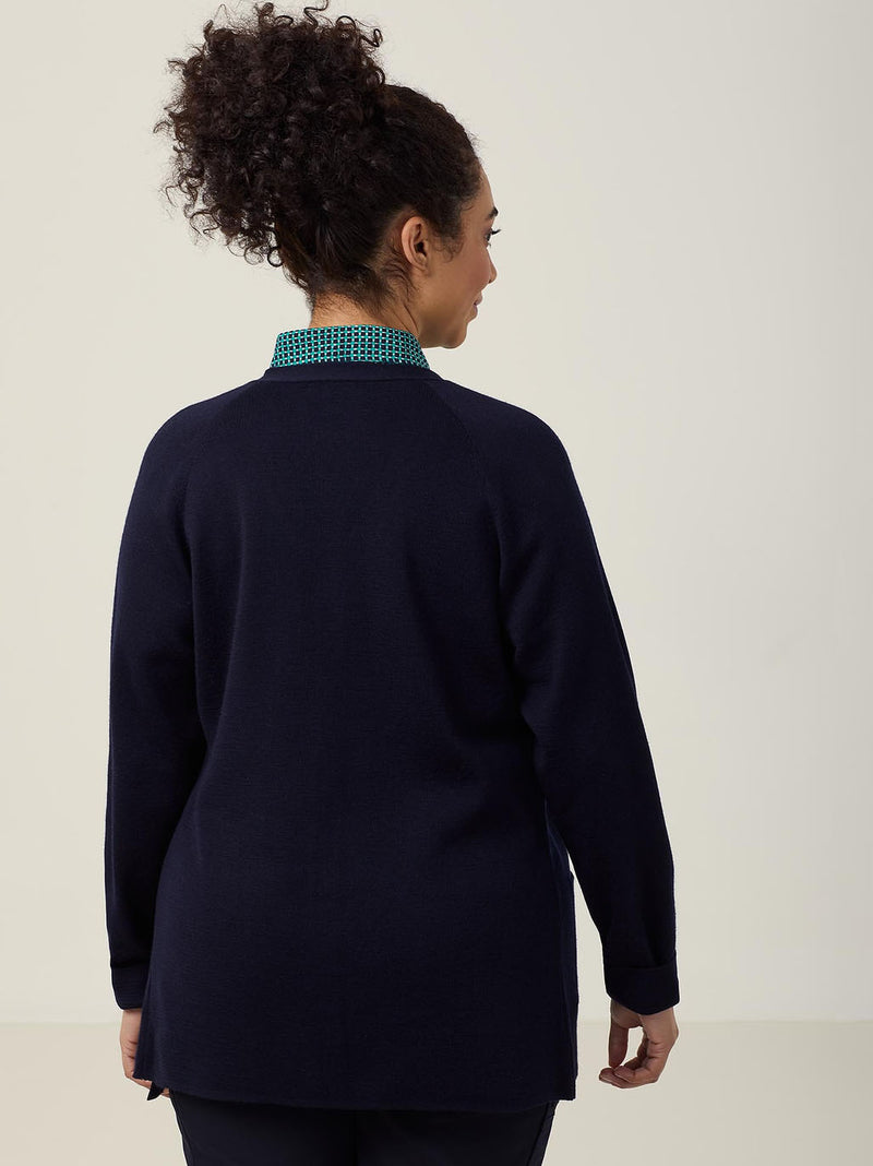 NNT CAT51C Wool Rich V-Neck Cardigan Ladies – product photo
