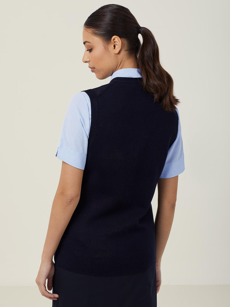 NNT CAT51D Wool Rich V-Neck Vest Ladies – product photo