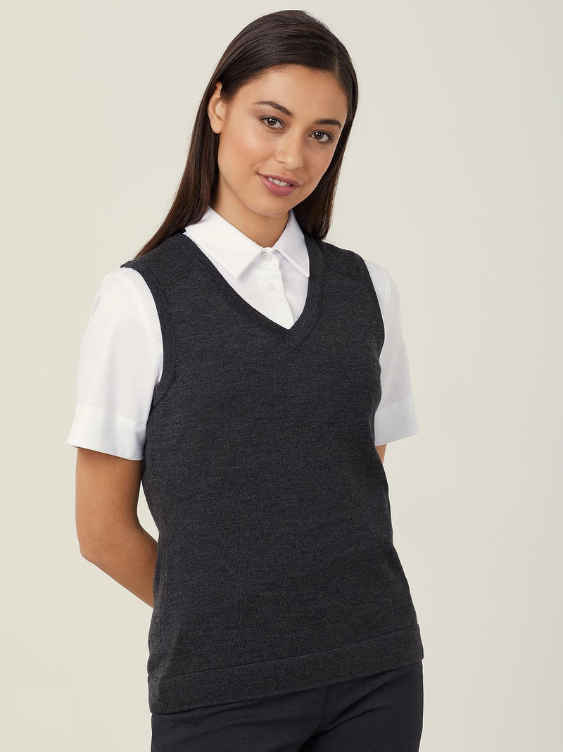 NNT CAT5AR Merino Wool Textured Panel Vest Ladies – product photo