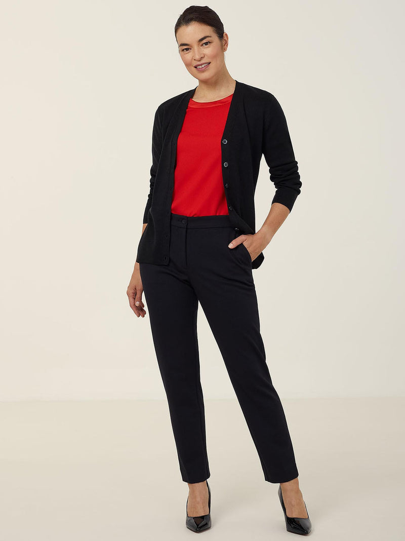 NNT CAT5BR Acrylic Button Front Cardigan Ladies – product photo
