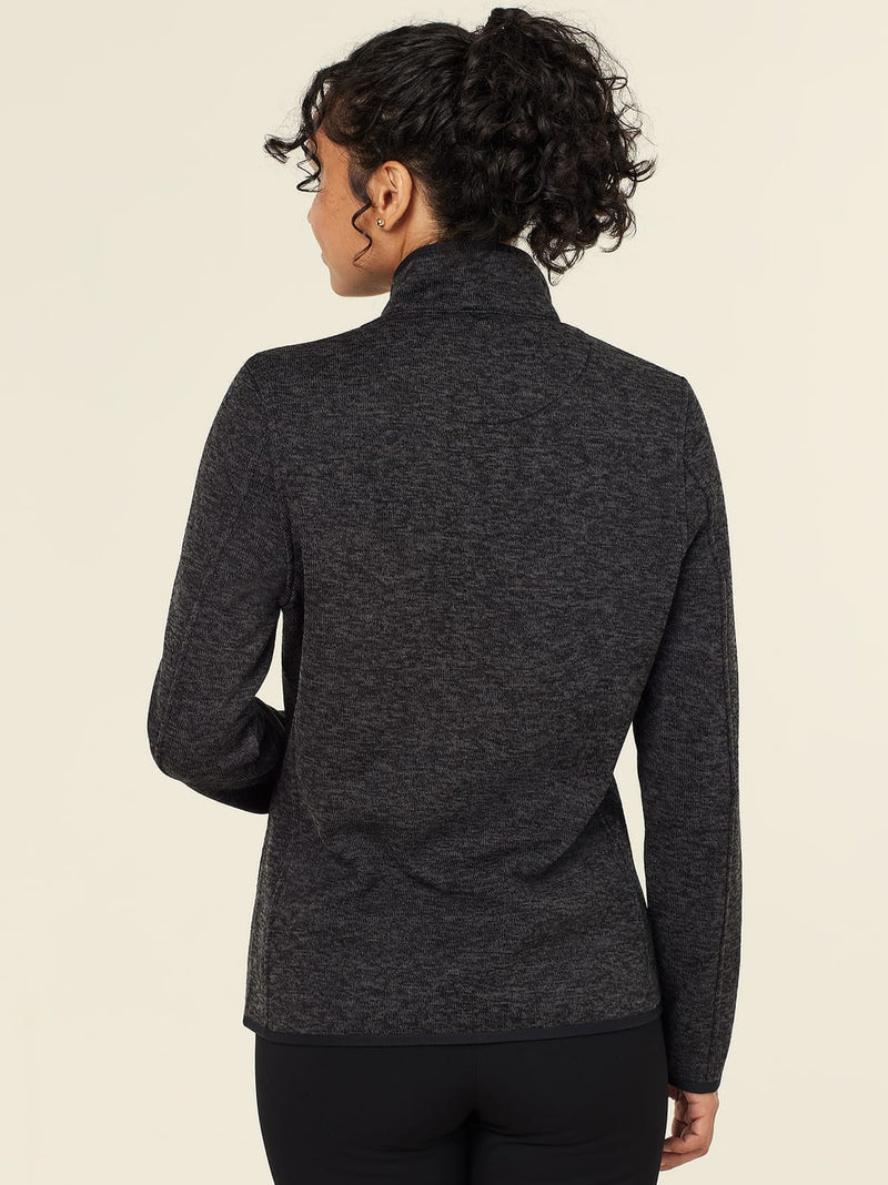 NNT CAT5E2 Textured Fleece Zip Front Jacket Ladies – product photo