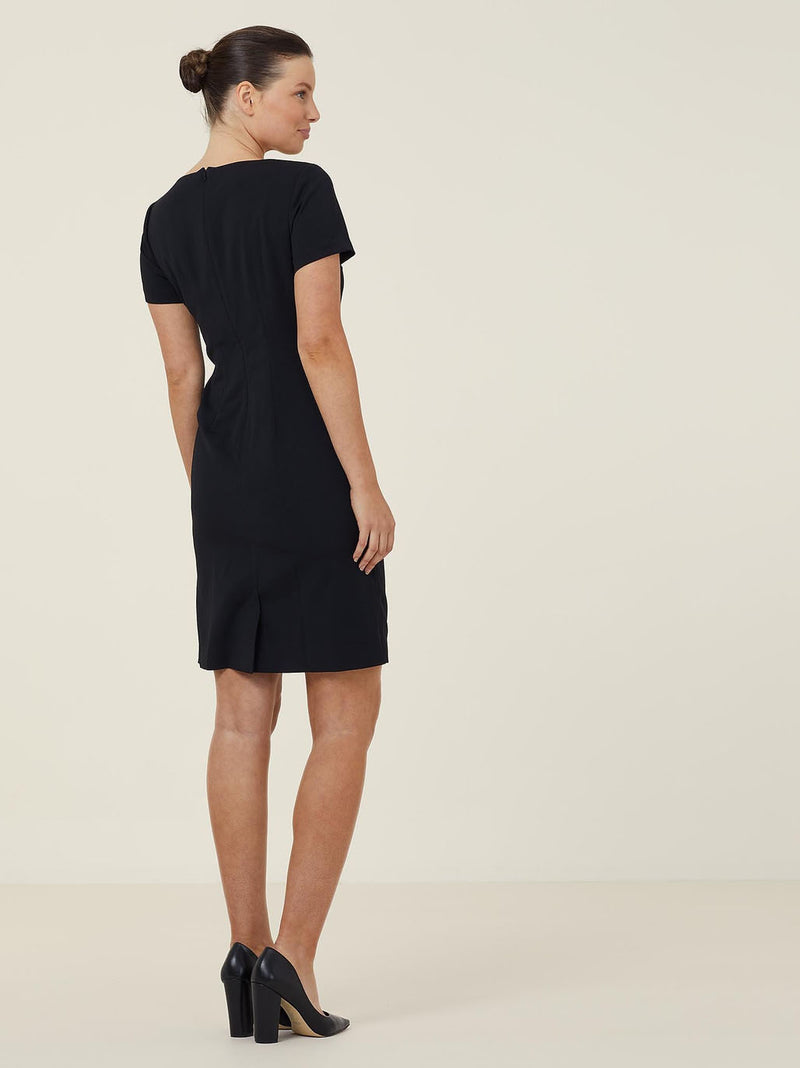 NNT CAT62U Crepe Stretch Short Sleeve Dress Ladies – product photo