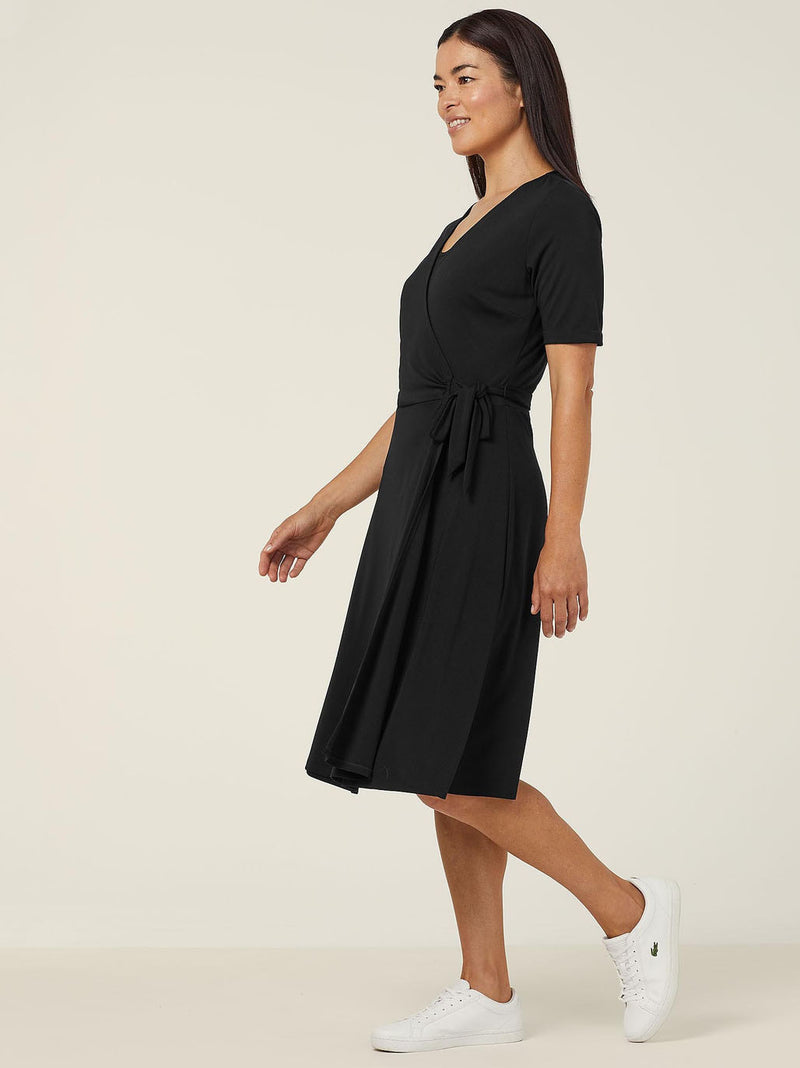 NNT CAT699 Matt Jersey Wrap Dress Ladies – product photo