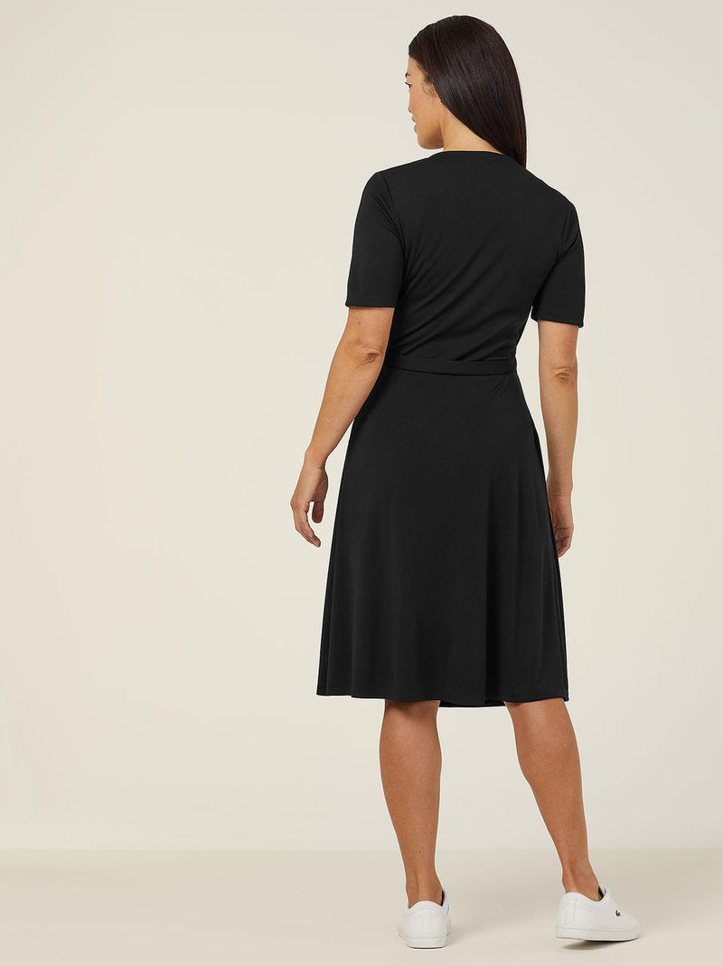 NNT CAT699 Matt Jersey Wrap Dress Ladies – product photo