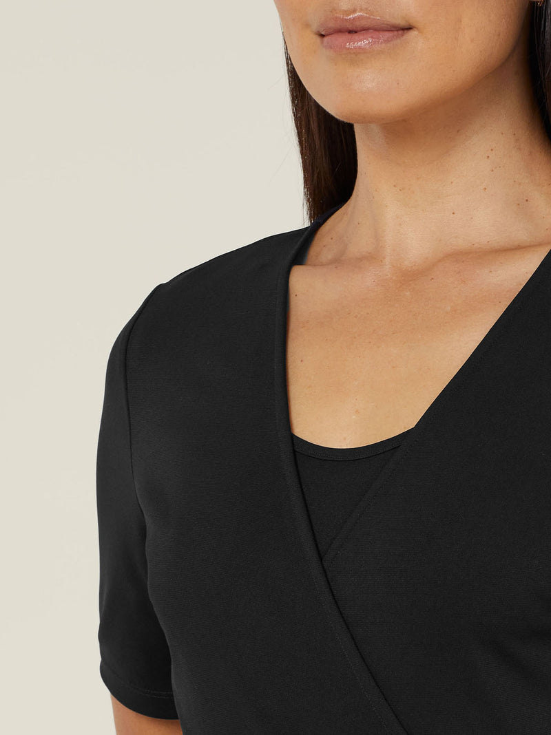 NNT CAT699 Matt Jersey Wrap Dress Ladies – product photo