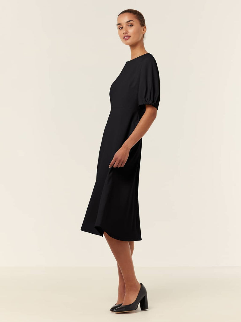 NNT CAT6BH Olivia Heavy Georgette Short Sleeve Dress Ladies – product photo