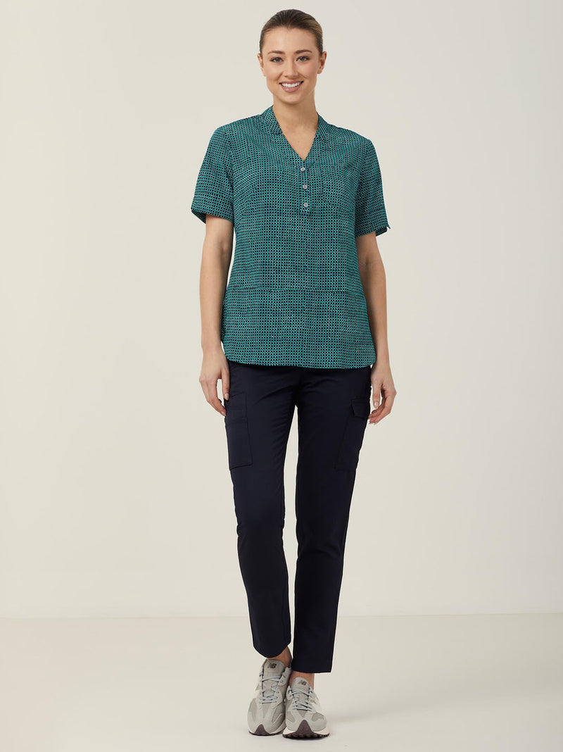 NNT CAT9R9 Pixel Print Short Sleeve Tunic Ladies – product photo