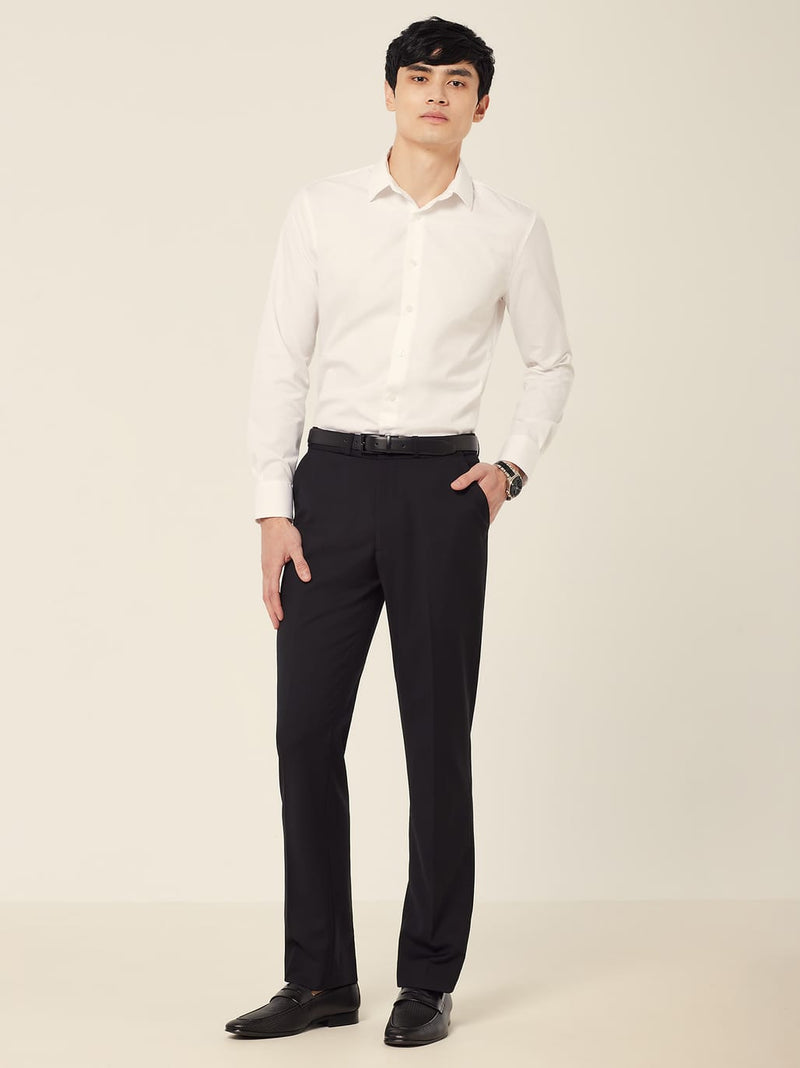 NNT CATCPA Wool Blend Twill Secret Waist Tailored Pant Mens – product photo