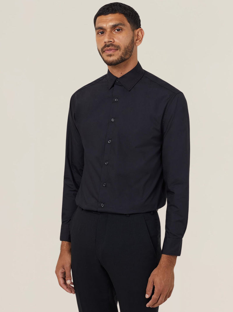 NNT CATJ4B Poplin Long Sleeve Shirt Mens – product photo