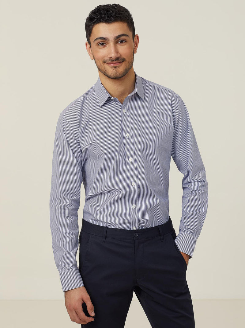 Stripe Navy/white