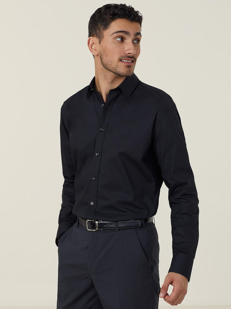 NNT CATJDD Avignon Stretch Long Sleeve Shirt Mens – product photo