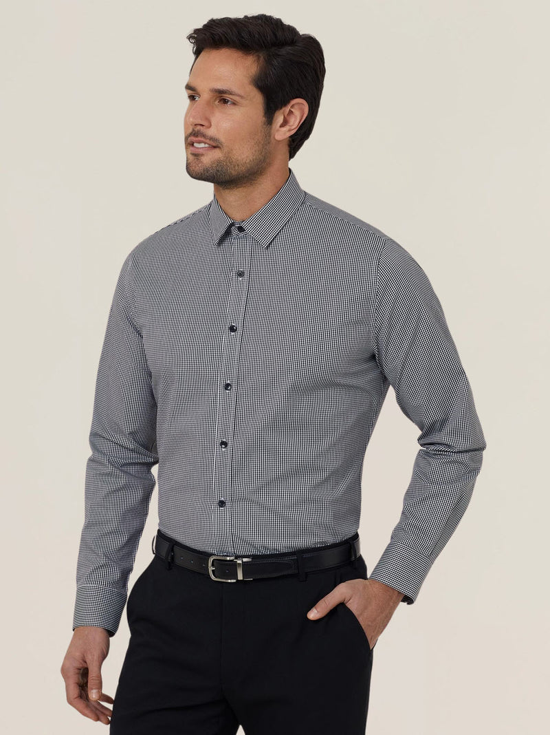 NNT CATJDF Avignon Long Sleeve Shirt - Slim Fit Mens – product photo