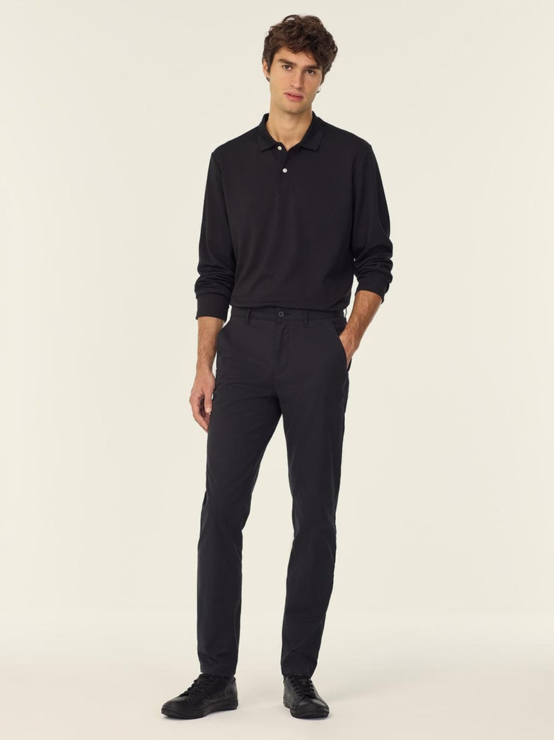 NNT CATJQM Antibacterial Polyface Long Sleeve Polo Mens – product photo