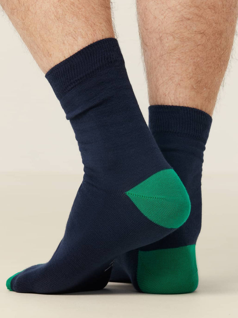 Navy/emerald