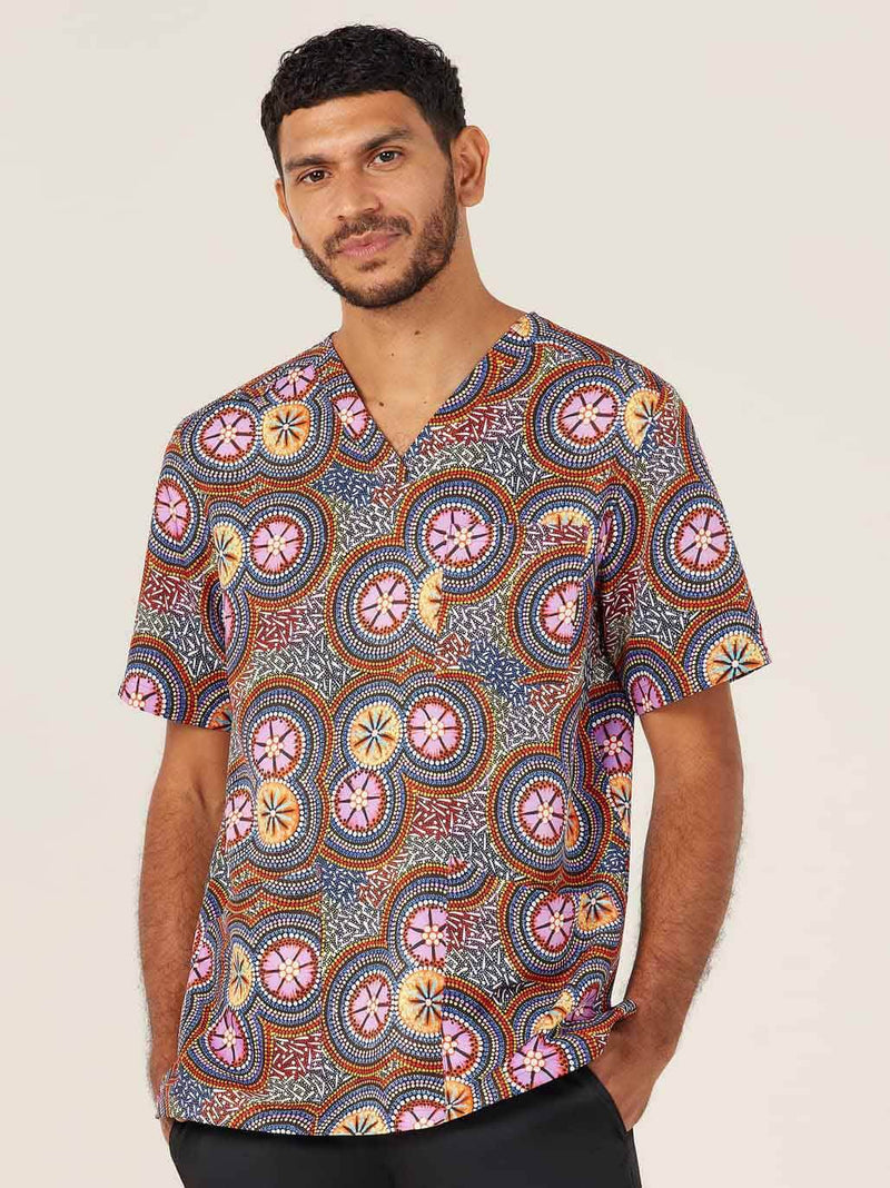 NNT CATRGJ Bush Tucker Indigenous Scrub Top Unisex – product photo