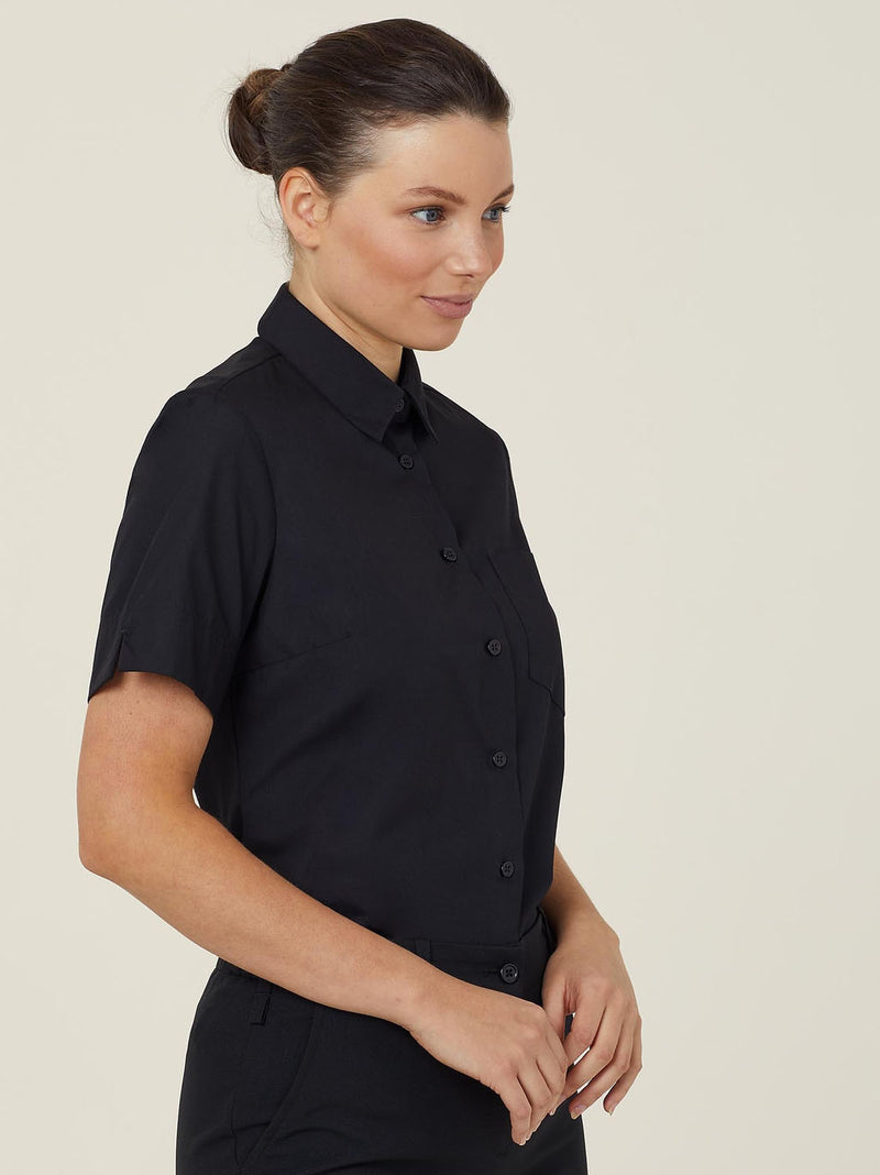 NNT CATU8H Poplin Short Sleeve Shirt Ladies – product photo