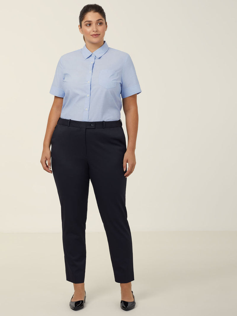 NNT CATUDJ Poly Cotton End On End Short Sleeve Shirt Ladies – product photo