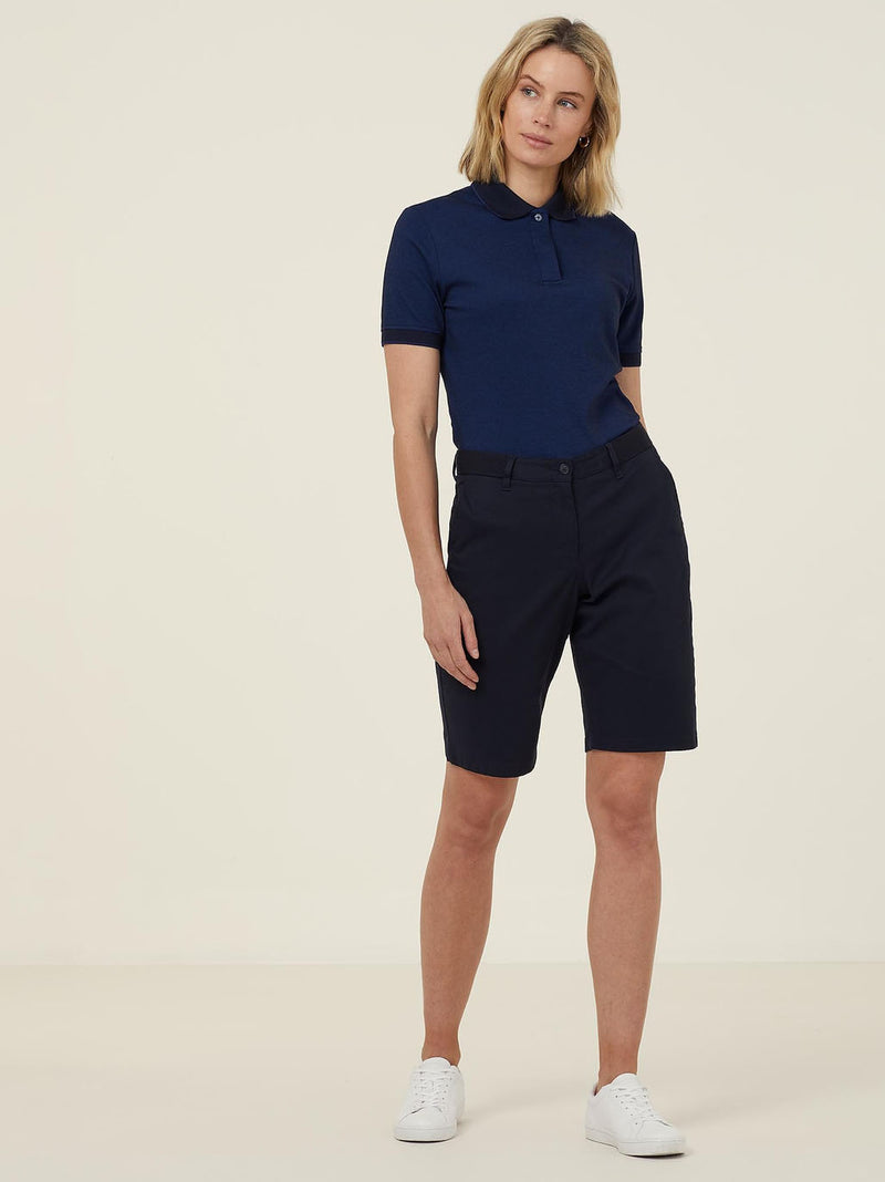 NNT CATUF9 Textured Short Sleeve Polo Ladies – product photo
