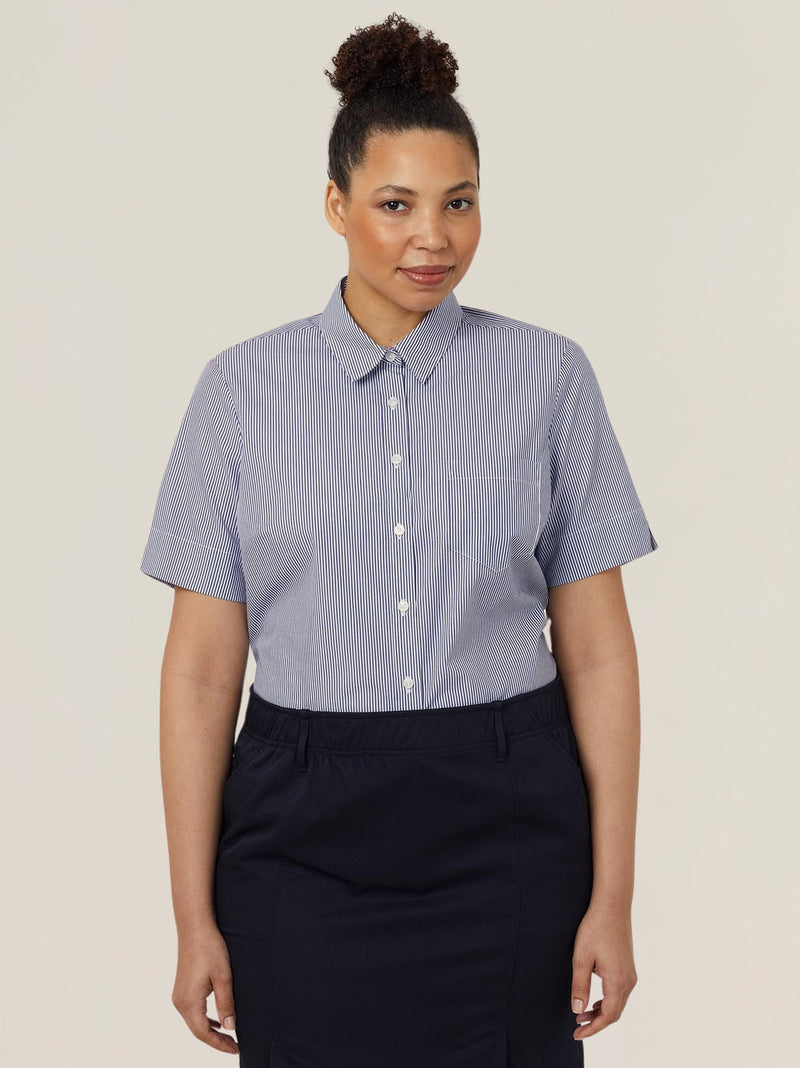 Stripe Navy/white
