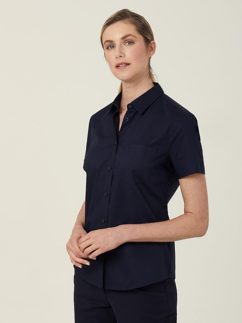 NNT CATUK8 Avignon Stretch Short Sleeve Slim Shirt Ladies – product photo