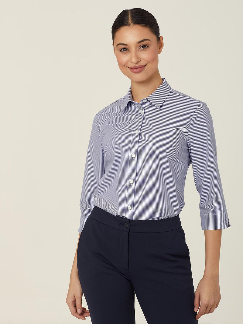 Stripe Navy/white