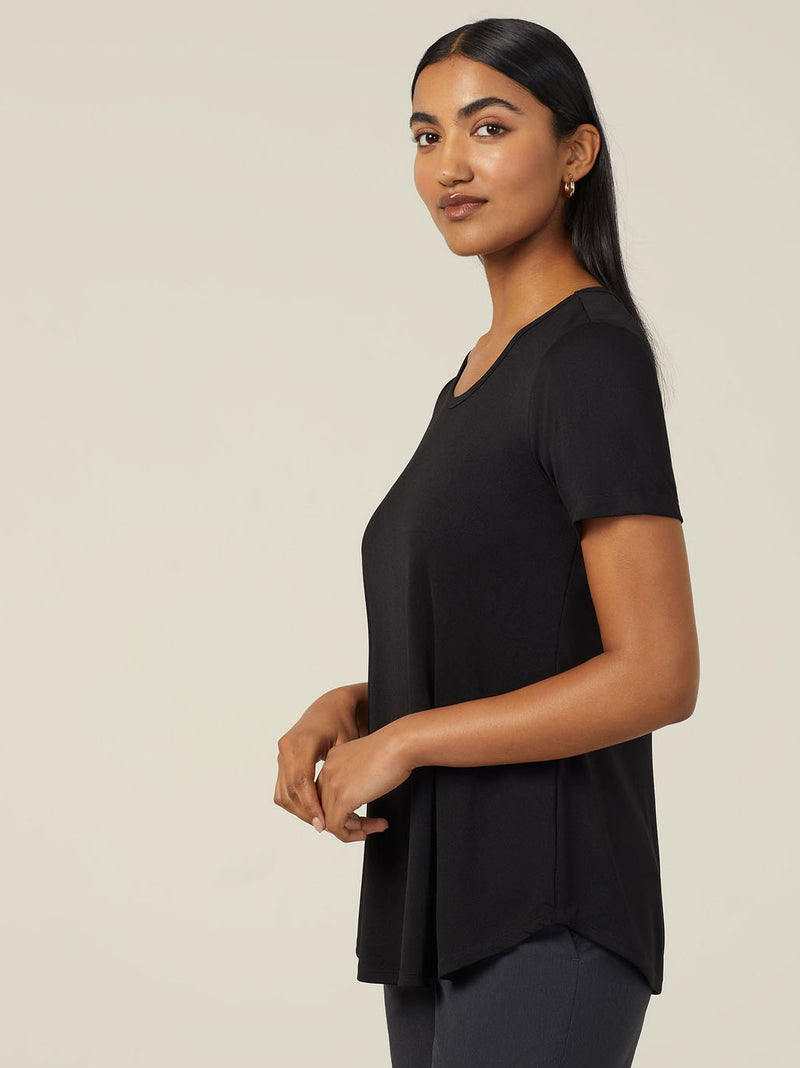 NNT CATUQW Matt Jersey Short Sleeve Swing Top Ladies – product photo