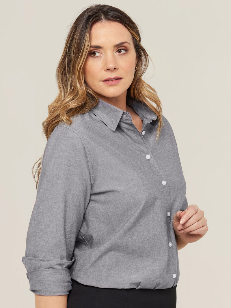 NNT CATUSZ Cotton Chambray Long Sleeve Shirt Ladies – product photo