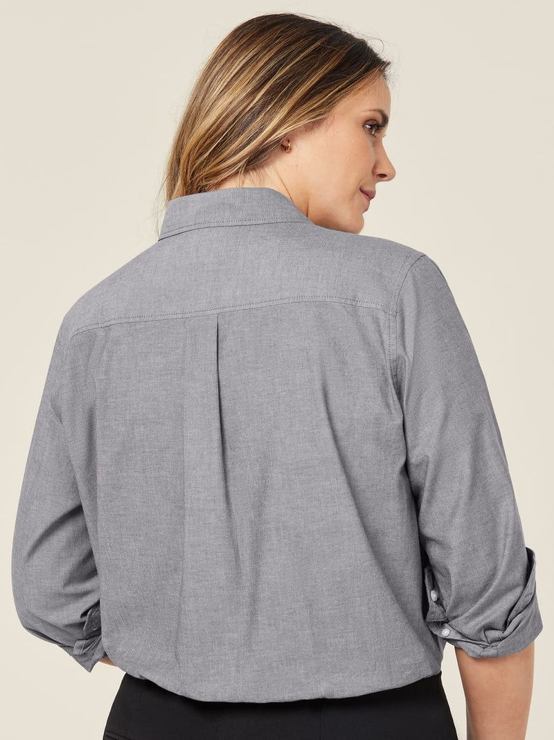 NNT CATUSZ Cotton Chambray Long Sleeve Shirt Ladies – product photo