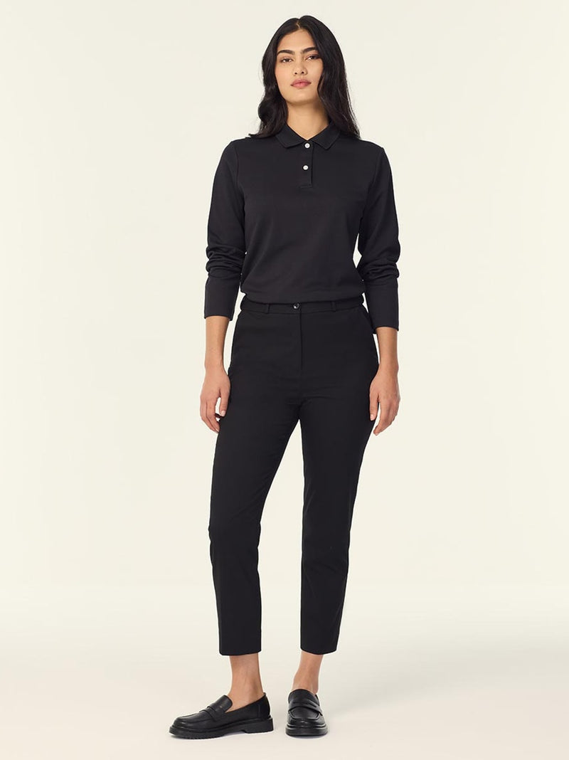 NNT CATUYZ Antibacterial Polyface Long Sleeve Polo Ladies – product photo