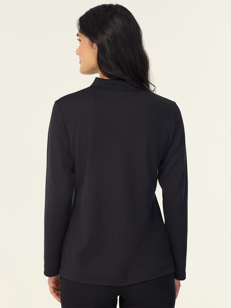 NNT CATUYZ Antibacterial Polyface Long Sleeve Polo Ladies – product photo