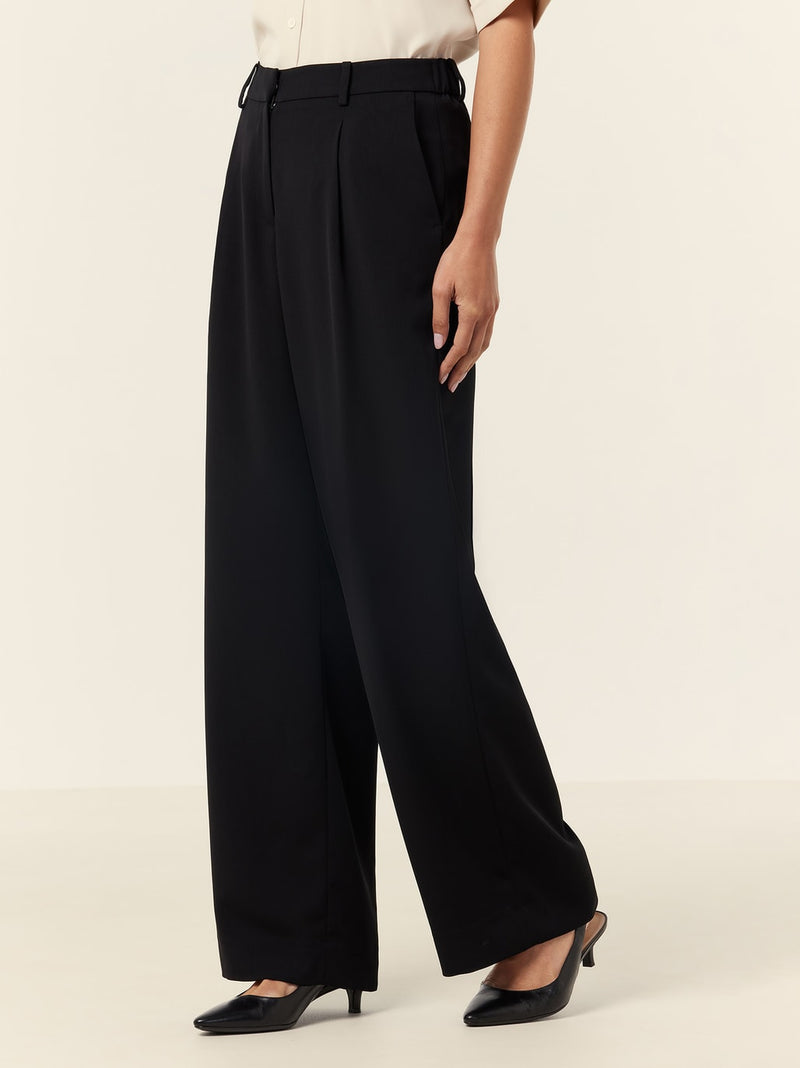 NNT CATW3L Crepe Stretch Wide Leg Pant Ladies – product photo