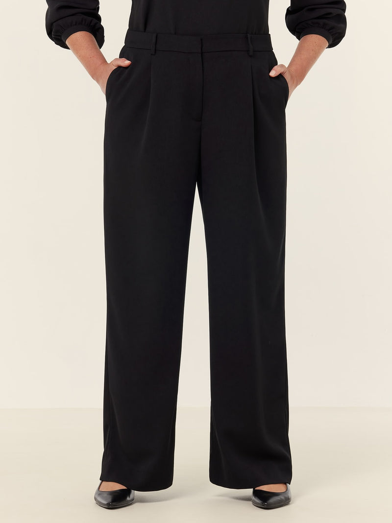 NNT CATW3L Crepe Stretch Wide Leg Pant Ladies – product photo