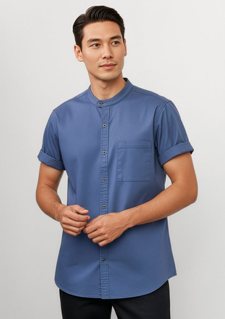 Biz Collection CH329MS Salsa Short Sleeve Chef Shirt Mens 3