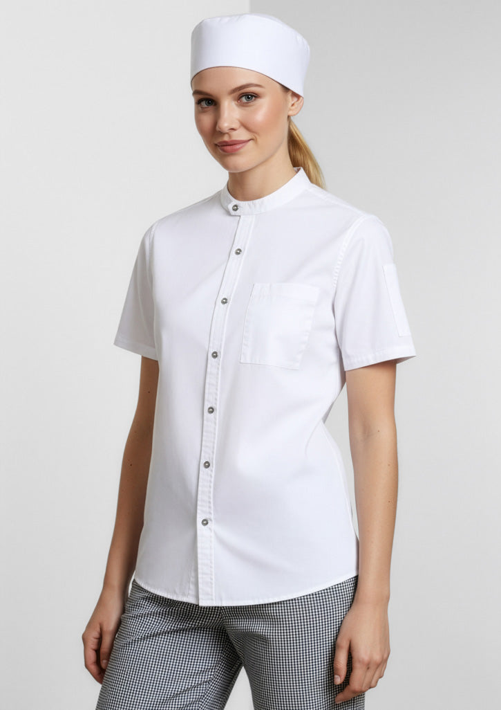 Biz Collection CH329MS Salsa Short Sleeve Chef Shirt Mens 2