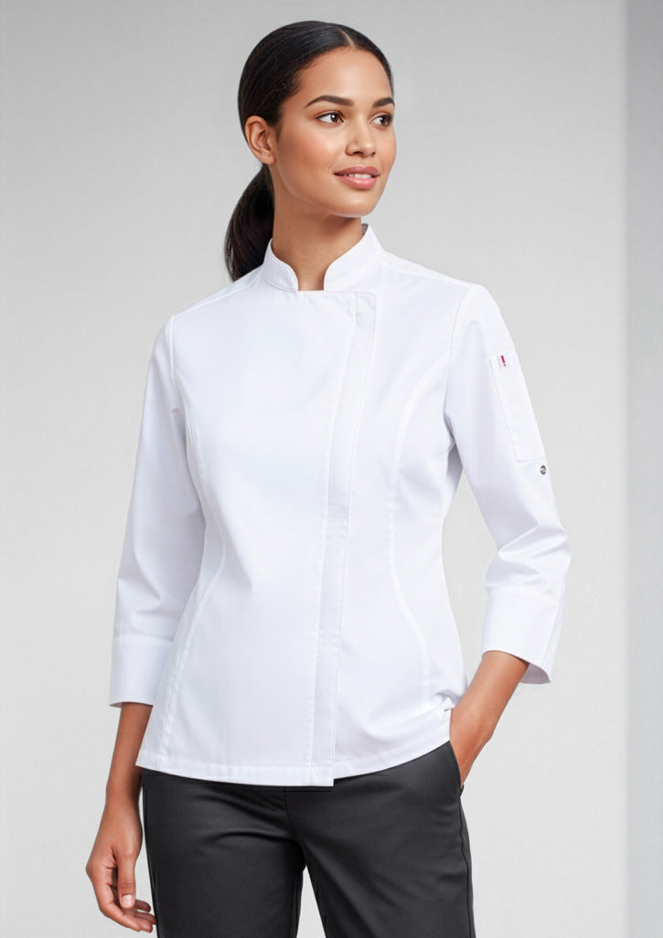 Biz Collection CH330LL Alfresco Long Sleeve Chef Jacket Ladies