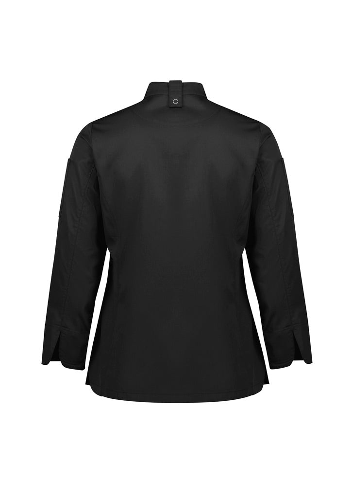 Biz Collection CH330LL Alfresco Long Sleeve Chef Jacket Ladies 2
