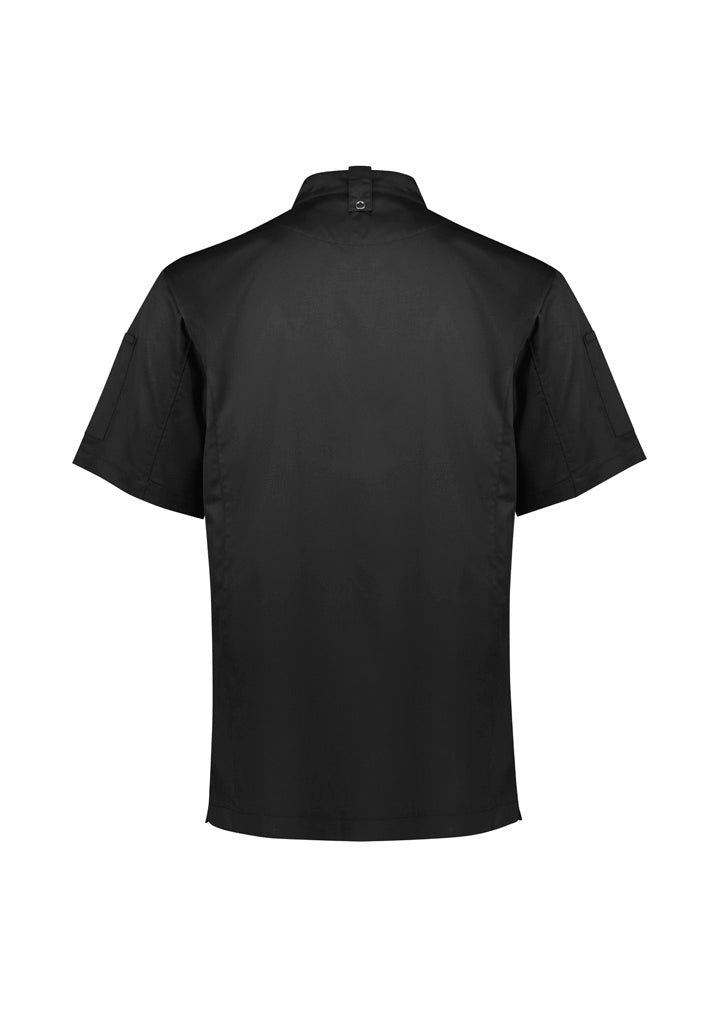 Biz Collection CH330MS Alfresco Short Sleeve Chef Jacket Mens 2