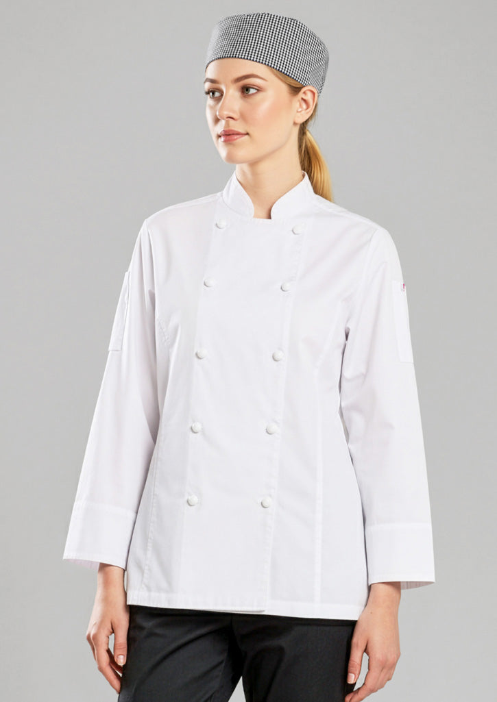 Biz Collection CH430LL Gusto Womens Long Sleeve Chef Jacket