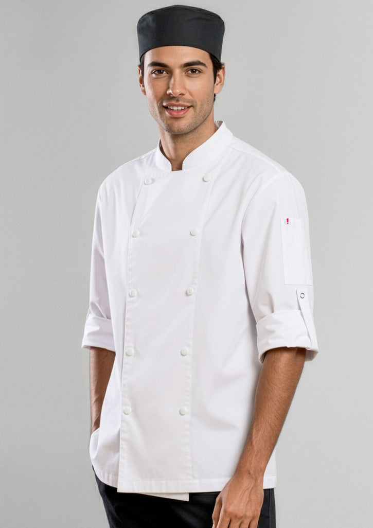 Gusto Mens Long Sleeve Chef Jacket
