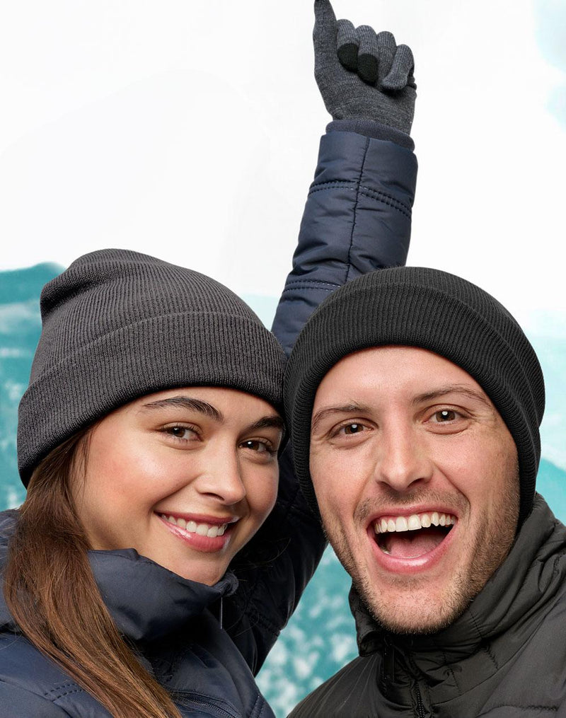Winning Spirit CH61 Roll Up rPET Knit Beanie