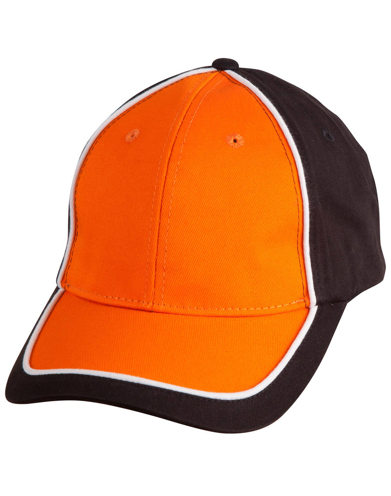 Black/White/Orange