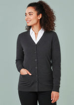 Biz Collection CK045LC Button Front Knit Cardigan Ladies