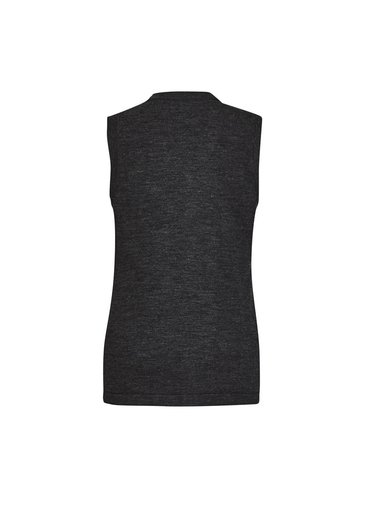 Biz Collection CK961LV Button Front Knit Vest Ladies 2