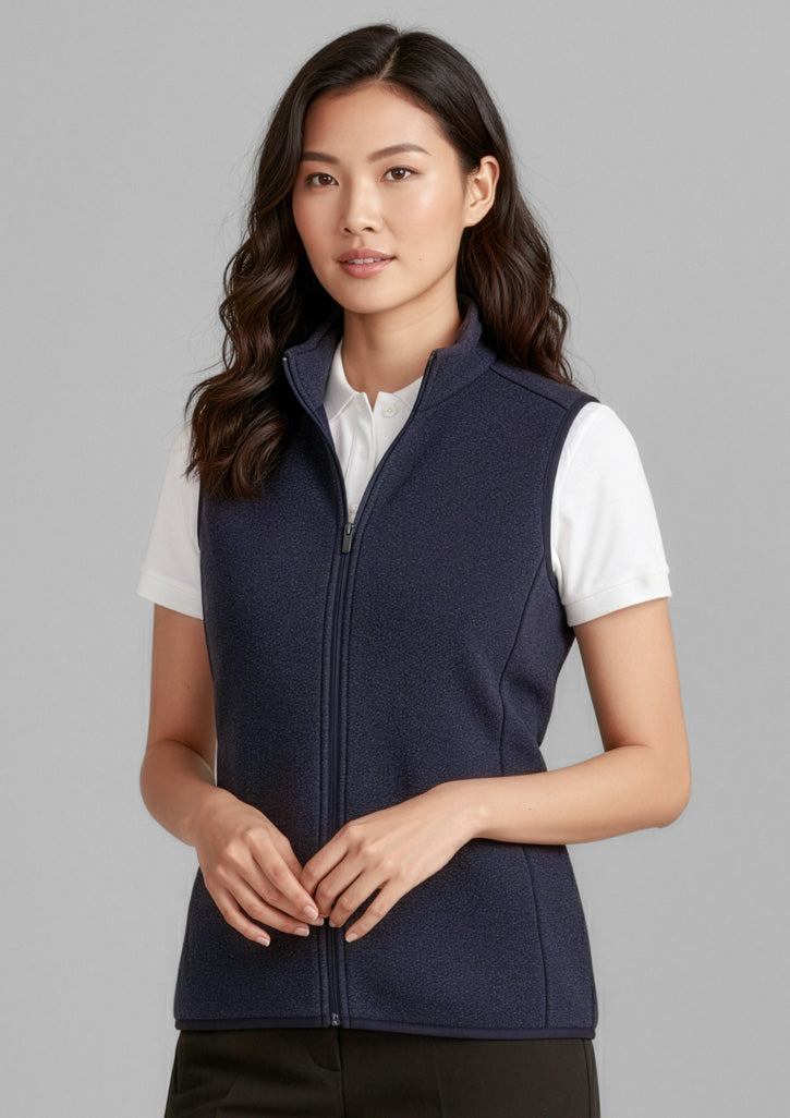 Biz Collection CO343LV Nova Zip Front Vest Ladies