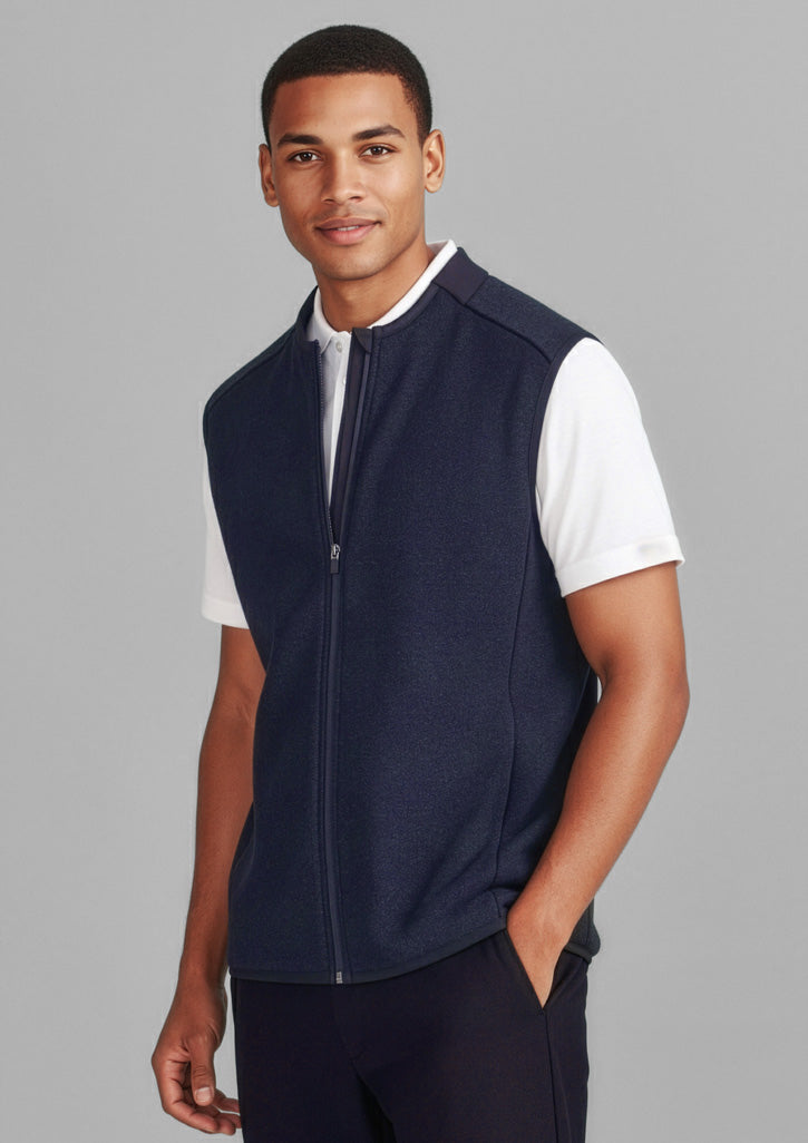 Biz Collection CO343MV Nova Zip Front Vest Mens