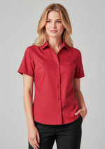 Biz Collection CS947LS Florence Plain Short Sleeve Shirt Ladies