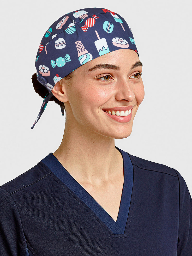 Inaura CSC245U Printed Scrub Cap Unisex 2